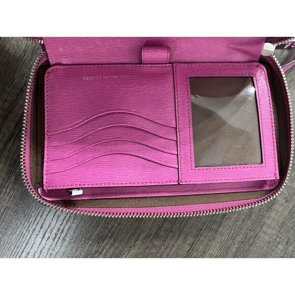 Ralph Lauren Small Pink Leather Crossbody Purse - Picture 6 of 16